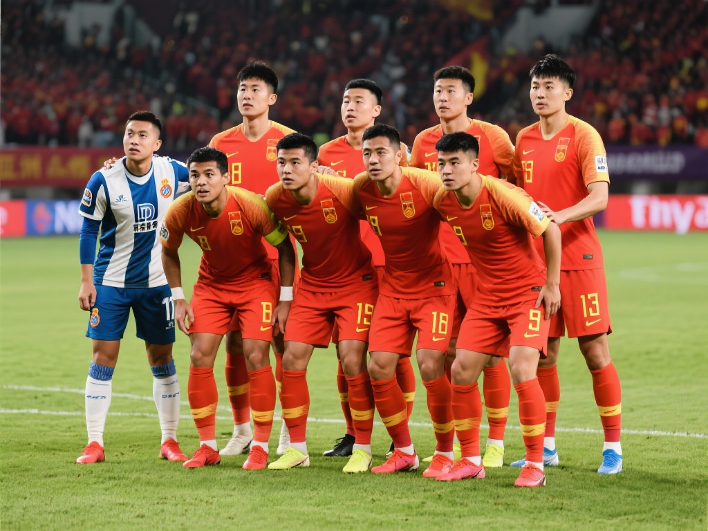 中国男足迎战新加坡：实力悬殊之战