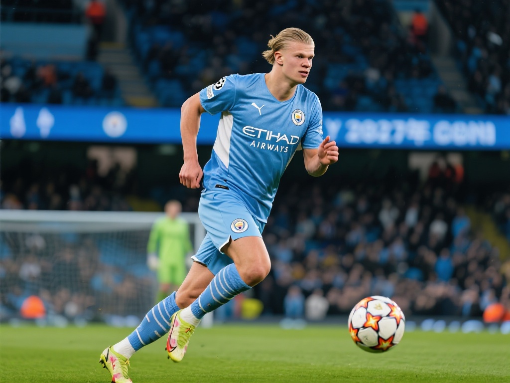 作为当今足坛最炙手可热的年轻前锋之一，哈